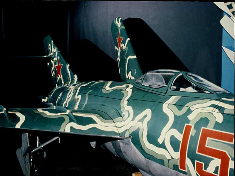 'MiG15', 14ft. x 14ft., 1980, oil on urethane foam