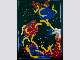 'Jackson Pollock Ascends', 1981, 36in. x 24in., oil on aluminum litho plate.